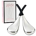 pfefe Ice Globes Facial Skin Care Tools for Women Face Eyes, Stainless Steel Face Beauty Cryo Sticks for Girls Ladies, Esthetician Supplies Cooling