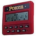 5-in-1 Hand Held Poker Game - Electronic Handheld Games for Adults Includes Draw, Deuces, Bonus, 2X and 2x2 Bonus - 3.9x3.4-Inch Pocket-Sized Travel…