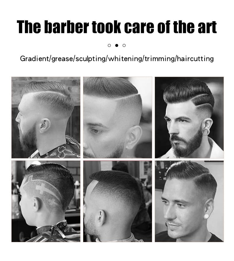 Professional Hair Clippers for Men,Cordless Hair Trimmer, LCD Display Barber Clippers for Hair Cutting & Mens Grooming with LED Display, Powerful Beauty and Personal Care QDKVTNDJZ