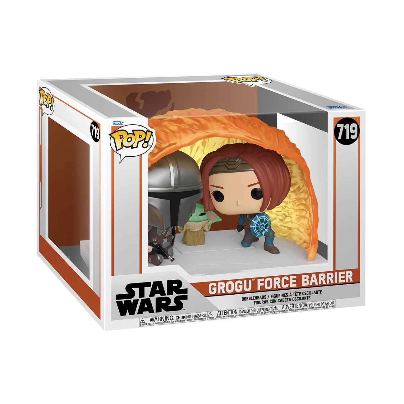 Funko POP! Moments: The Mandalorian - Grogu Force Barrier - Star Wars: The Mandalorian - Collectable Vinyl Figure - Gift Idea - Official Merchandise…
