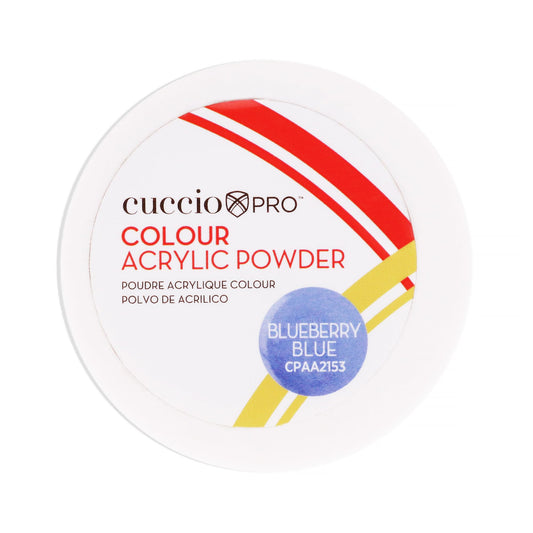 Colour Acrylic Powder - Blueberry Blue by Cuccio PRO for Women - 1.6 oz Acrylic Powder Beauty & Personal Care Cuccio