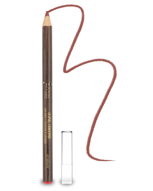 Juvia's Place I Line I Define Lip Liner - Lip Service - Long-Lasting Lip Liner with Hydrating Formula, Smooth Glide, Sharpenable Pencil for Precise