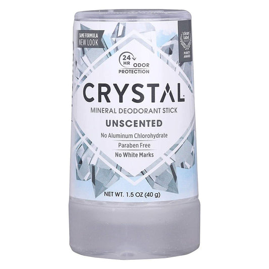Crystal Body Deodorant Mineral Deodorant Stick Unscented 40g 1 5oz Beauty and Personal Care Crystal Essence