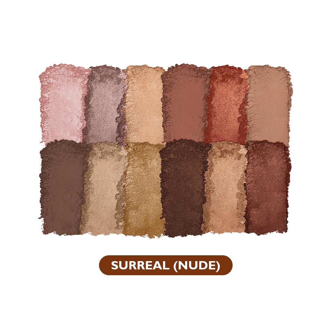 L.A. COLORS 12 Color Eyeshadow Palette, Surreal C69012