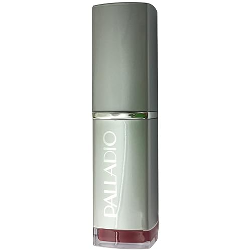 Palladio Herbal Lipstick, Rich Pigmented and Creamy Lip Color, Infused with Safflower, Ginseng, Ginkgo Biloba, Camellia and Aloe, Prevents Lips from