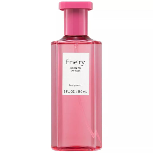 Fine'ry Rose Woody Hair + Body Fragrance Mist Spray for Women - Born to Empress - Bright Floral Woody Scent with Pink Rhubarb, Damask Rose & Cypress Beauty & Personal Care Fine'ry