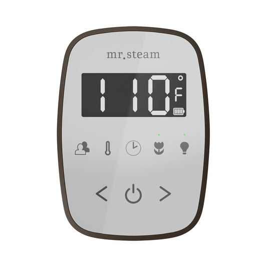 Mr Steam TempoFlex Steam Shower Control and Steamhead in White Nouveau Bronze Beauty and Personal Care Mr. Steam