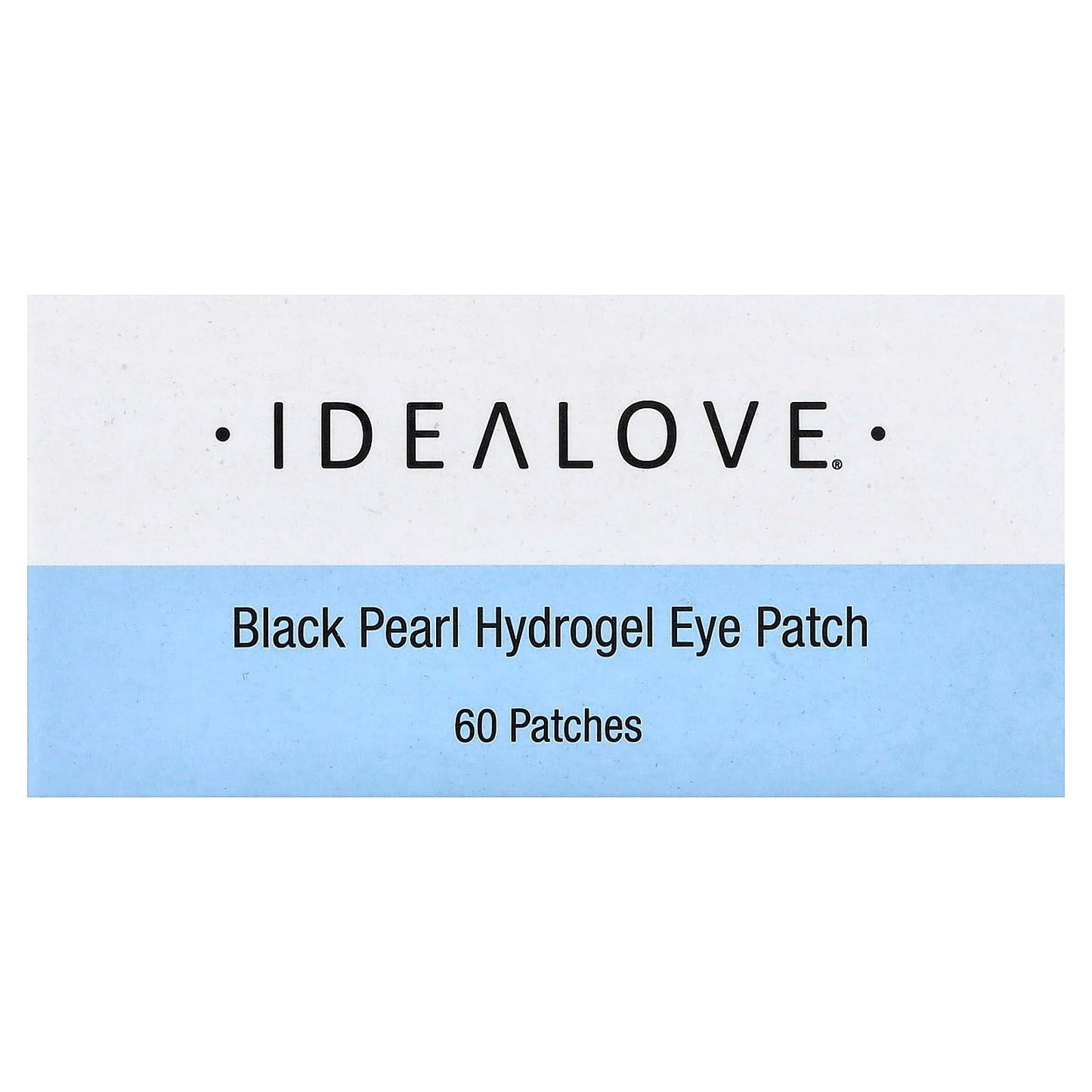 Black Pearl Hydrogel Eye Patches by Idealove - Anti-Aging Beauty Eye Patches to Help Hydrate Skin - With Pearl Extract, Hyaluronic Acid