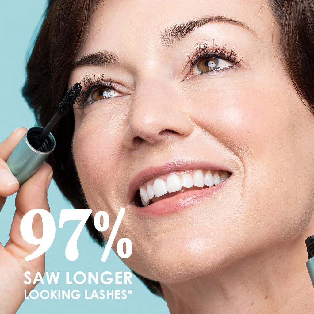Grande Cosmetics GrandeMASCARA Waterproof Conditioning Peptide Mascara - for Buildable Volume & Length, Waterproof & Clump-Free, Lash & Extension