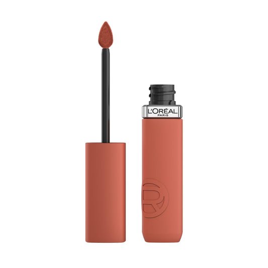 L'Oreal Paris Infallible Matte Resistance Liquid Lipstick, up to 16 Hour Wear, Snooze Your Alarm 115, 0.16 Fl Oz