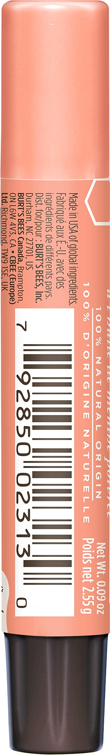 Burt's Bees Lip Shimmer Apricot, 0.09 Ounce (Pack of 4)
