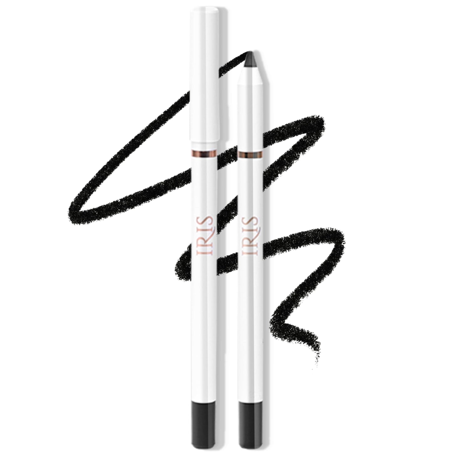 IRIS Waterproof Kajal & Kohl Pencil | Ultra Black 24H Matte Finish | Smudge-Proof, Long-Lasting Eye Makeup | Vegan, Cruelty-Free, Ceramide-Infused…