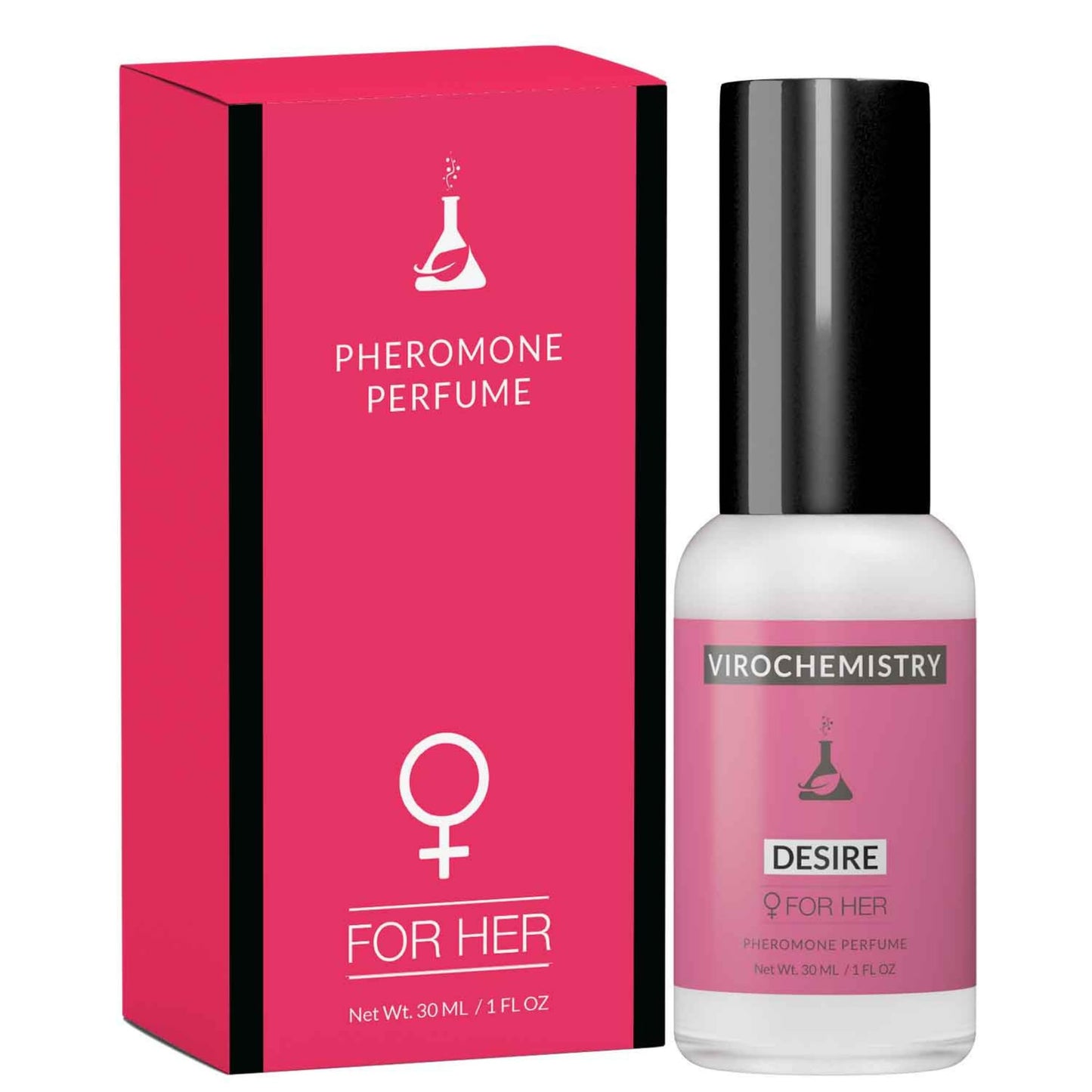 VIROCHEMISTRY Pheromones For Women (Desire) - Elegant, Ultra Strength Organic Fragrance Body Perfume (1 Fl. Oz) Beauty & Personal Care VIROCHEMISTRY