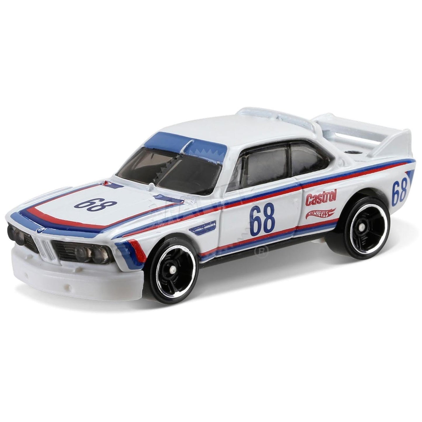 Hot Wheels 2016 BMW Series 1973 BMW 3.0 CSL Race Car White
