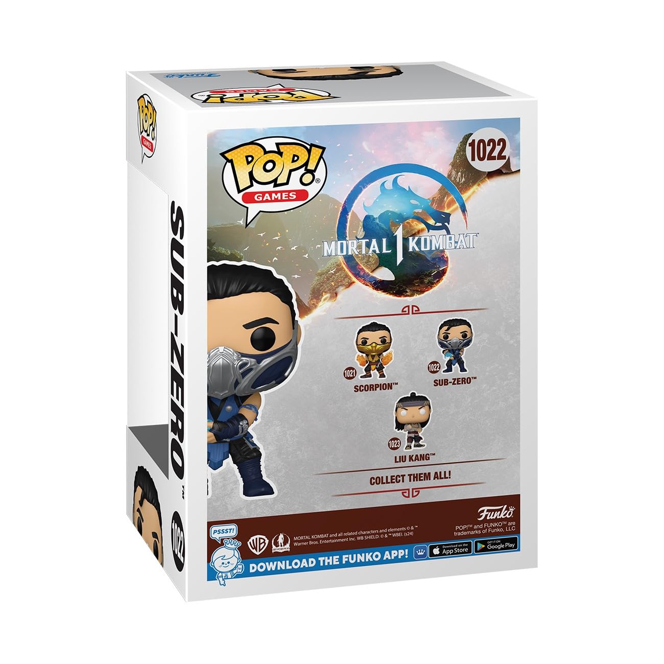 Funko POP Games: Mortal Kombat 1 - Sub-Zero - Sub Zero - Mortal Kombat Game Franchise - Collectable Vinyl Figure - Gift Idea - Official Merchandise…