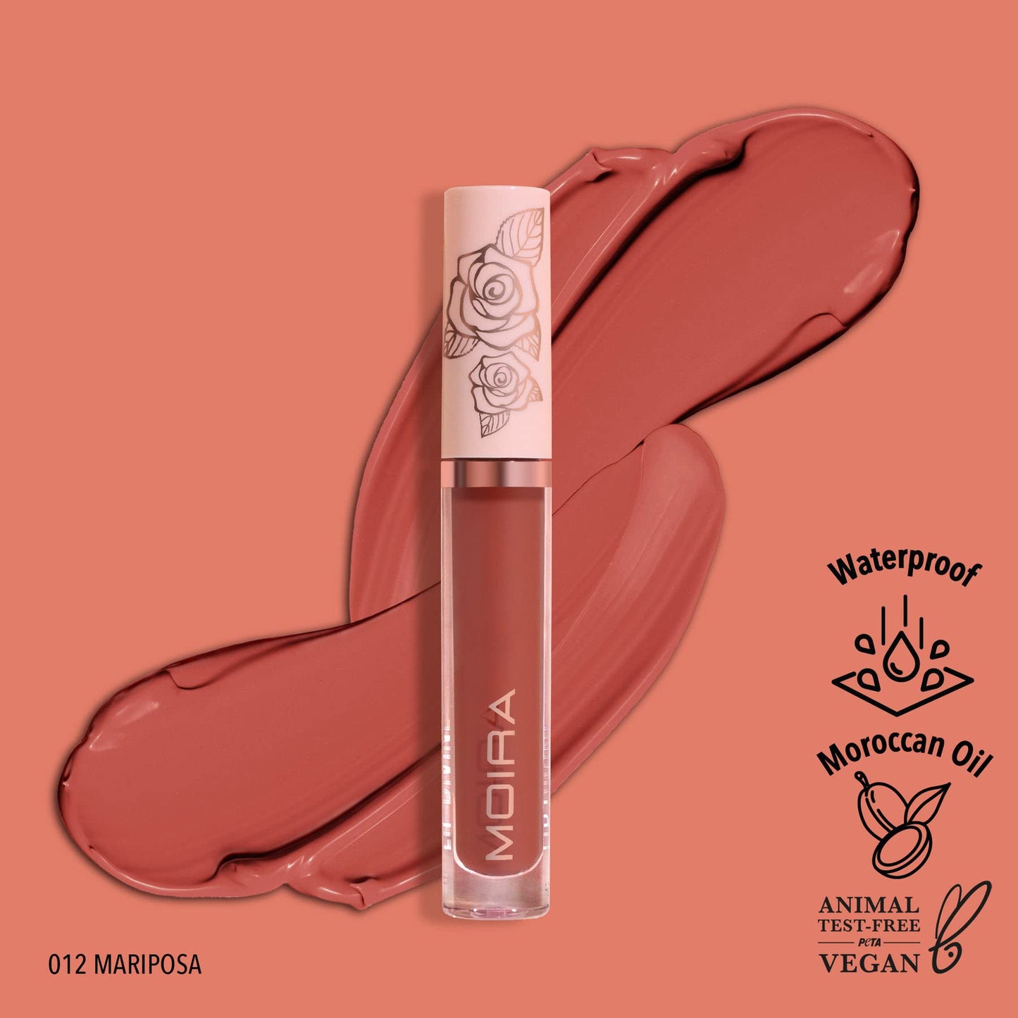 Moira Lip Divine Liquid Lipstick (012, Mariposa)