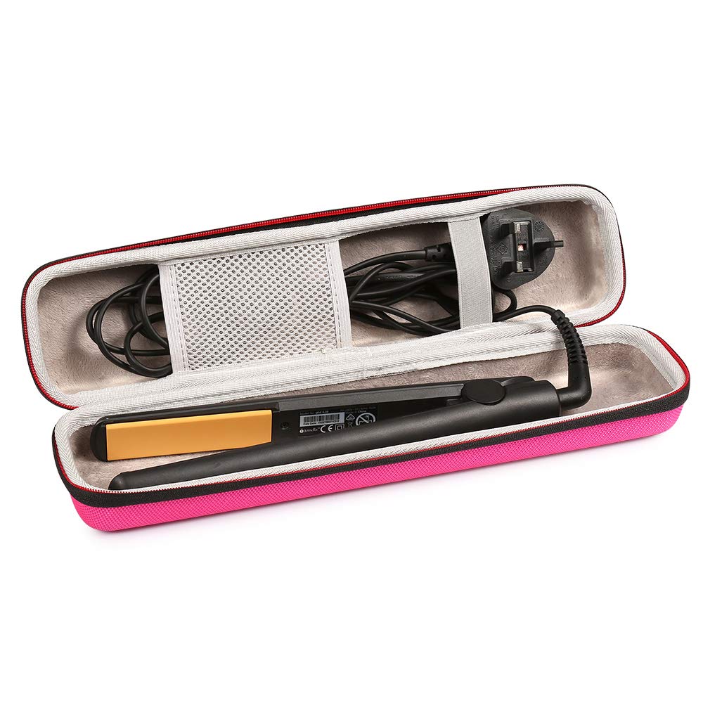 Faylapa Hard Carry Travel Case for Classic Hair Straightener Curling Irons Styler,Hair Straightener EVA Case for Vacation(Accessories Not