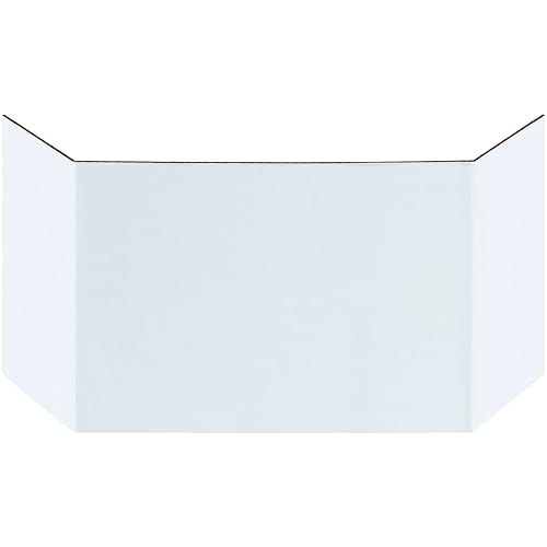Aviditi Corrugated Cardboard Bin Dividers, 6", White, Case of 100, For Warehouse, Garage and Home Organization