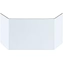 Aviditi Corrugated Cardboard Bin Dividers, 6", White, Case of 100, For Warehouse, Garage and Home Organization