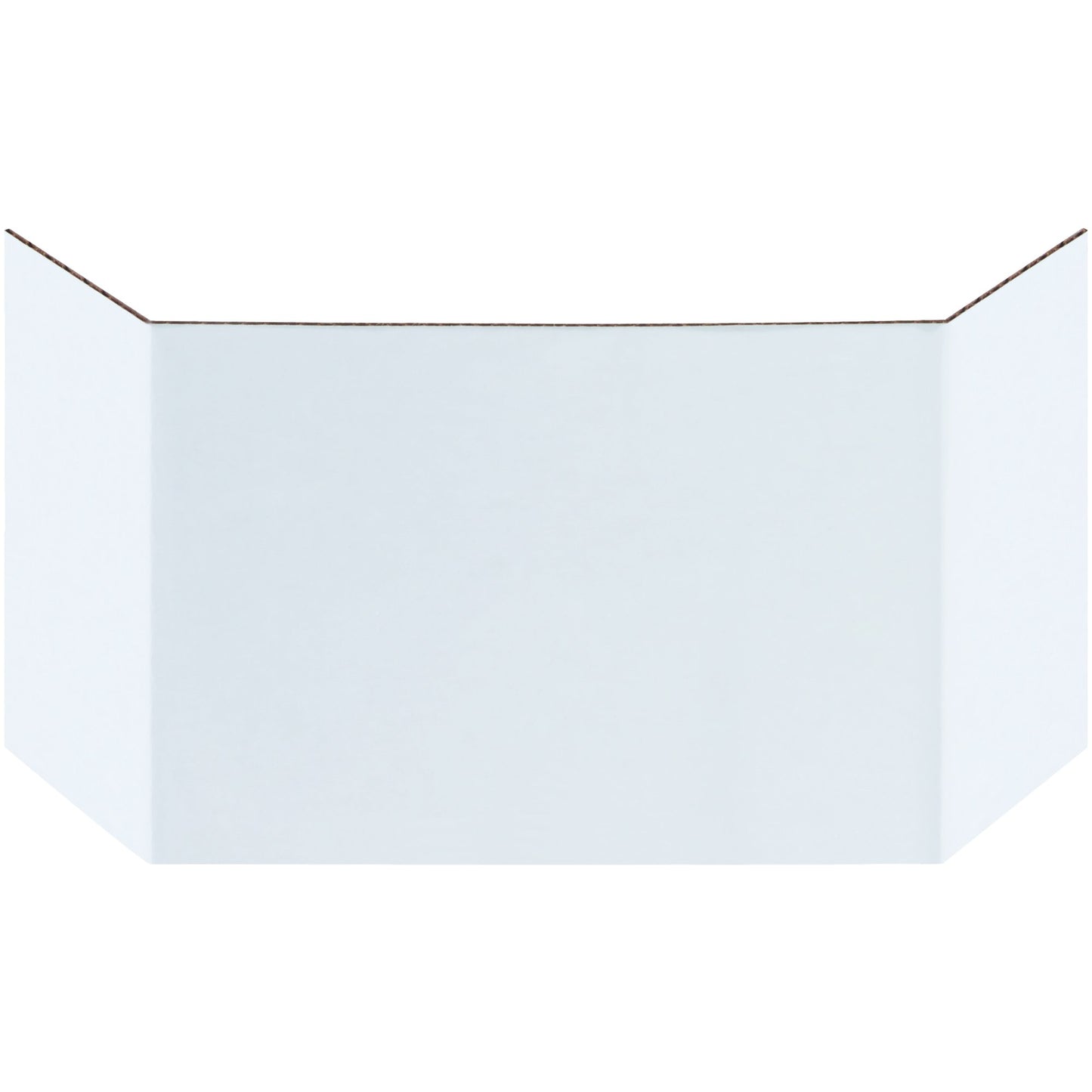 Aviditi Corrugated Cardboard Bin Dividers, 6", White, Case of 100, For Warehouse, Garage and Home Organization