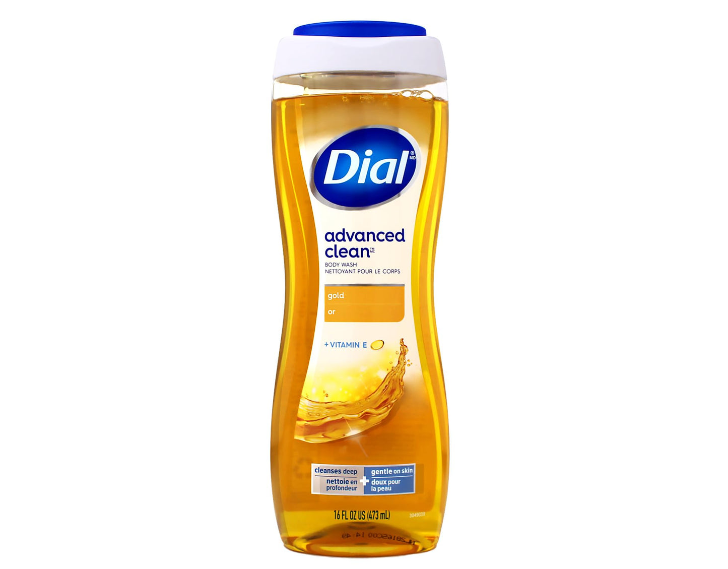 Dial Advanced Clean Body Wash Gold Deep Clean Gentle on Skin with Vitamin E 16 fl oz (Pack of 5)