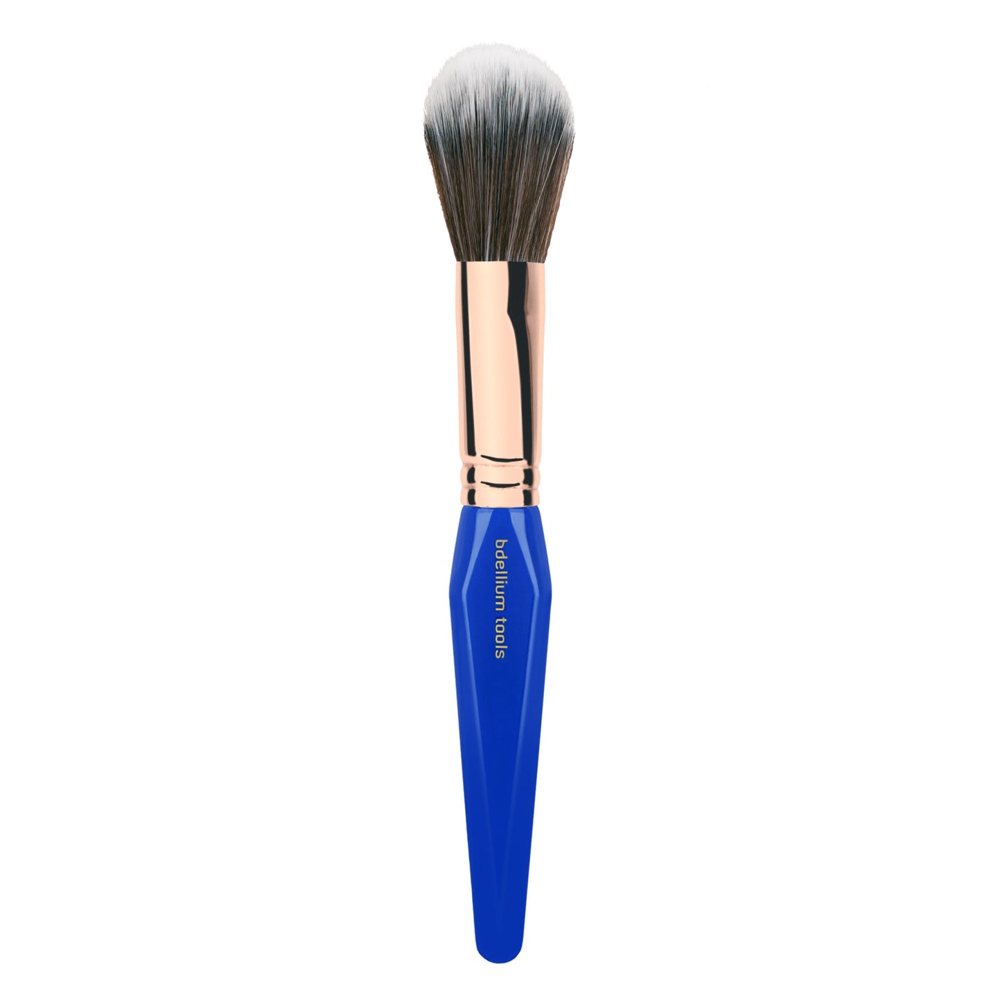Bdellium Tools Professional Makeup Brush - Golden Triangle 985 Duo Fibre Powder - With All Vegan and Soft Synthetic Fibers, For Lightweight Powder