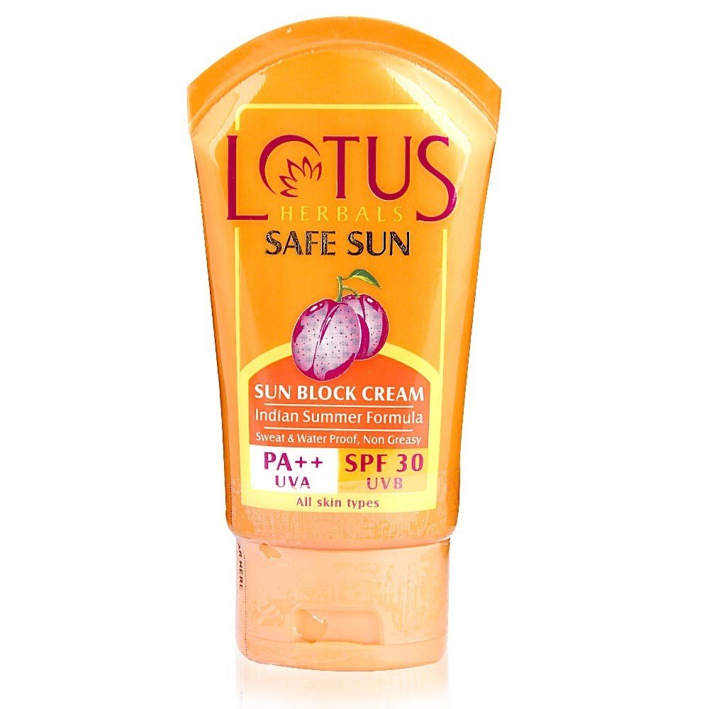 Lotus Herbals Safe Sun Sun Block Cream SPF 30, 50g (Pack of 2)