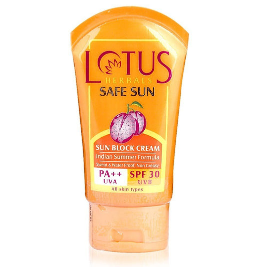 Lotus Herbals Safe Sun Sun Block Cream SPF 30, 50g (Pack of 2) Beauty & Personal Care Lotus