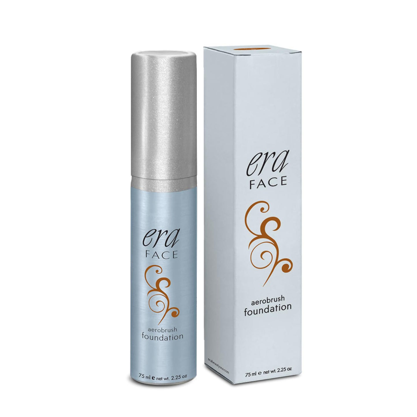 ERA Face spray makeup (R9 Chestnut, 2.25 oz) - airbrush foundation, everyday, buildable, professional spray on cosmetics by Era Beauty