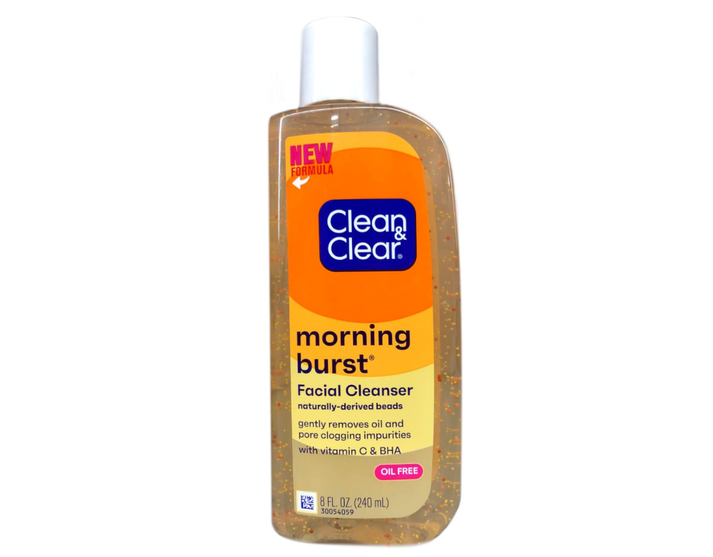 Clean & Clear Morning Burst Facial Cleanser with Bursting Beads, 8 Ounce