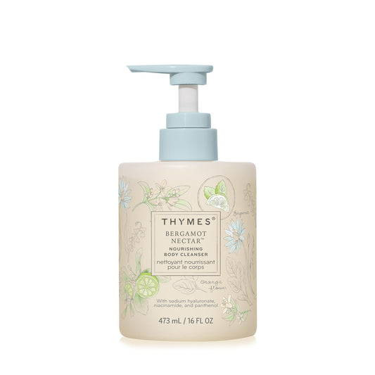 Thymes Nourishing Body Cleanser - Large Moisturizing Body Wash with Pump - Hydrating Cleanser - Notes of Bergamot, Orange Flower, Lemon, Lotus Beauty & Personal Care Thymes