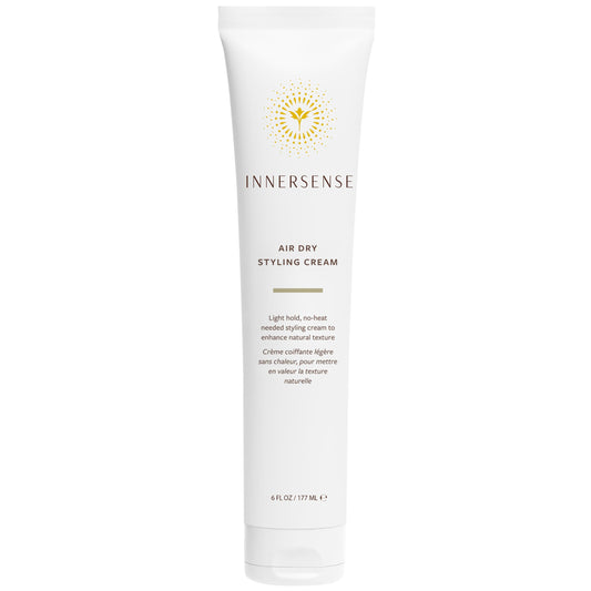 INNERSENSE Organic Beauty - Air Dry Styling Cream | Light-Hold, Reduce Frizz, Weightless Finish | Non-Toxic, Cruelty-Free, Clean Haircare (6 oz | 177