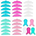 60 Pcs Silicone Eyelash Perming Curler Lash Lift Rods Set 5 Size Reusable Eyelash Lift Pads and Y Shape Eyelash Brush Lash Lift Pads Brush Grafting