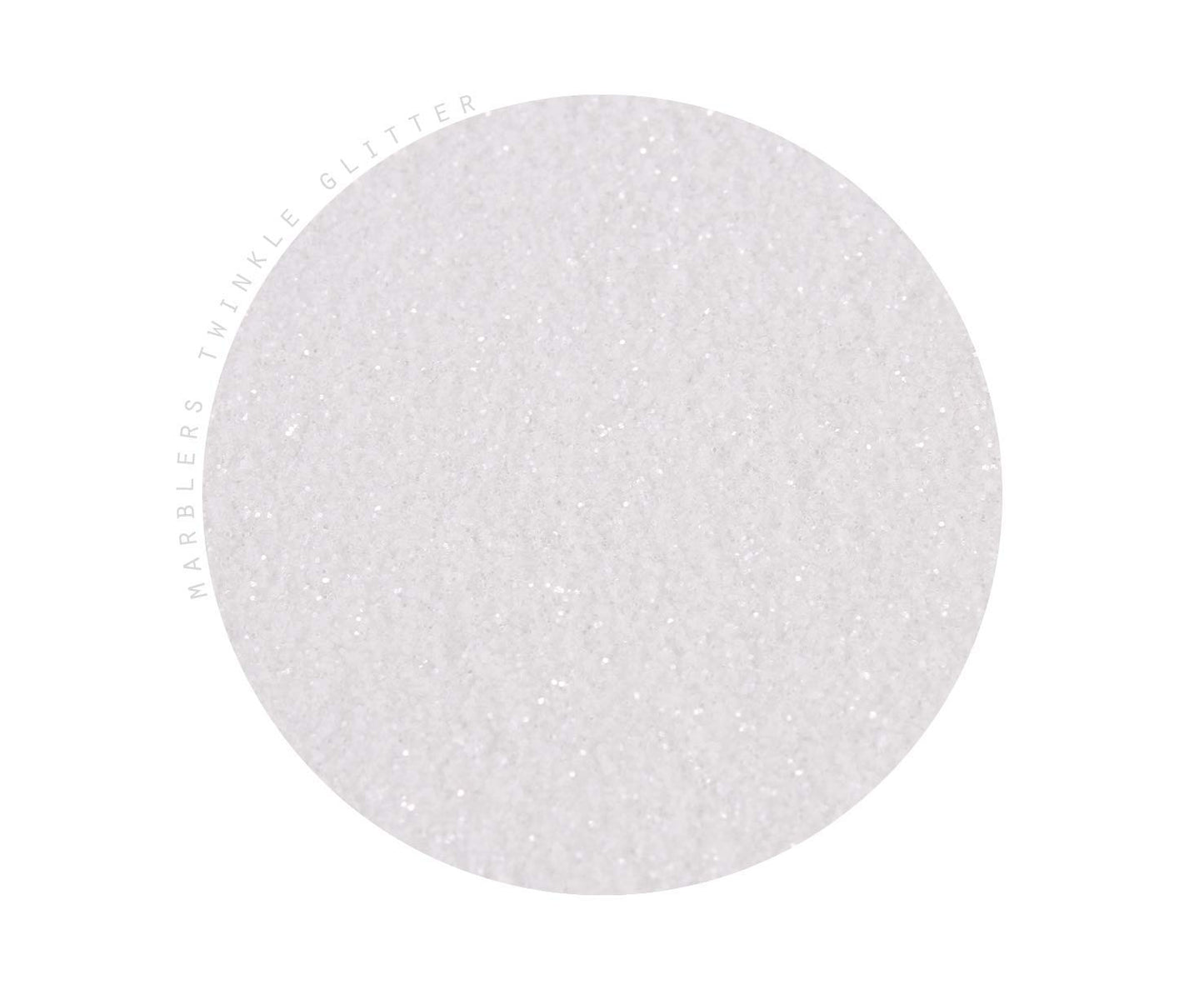MARBLERS Twinkle Glitter [Glass White] 1.5oz (42g) | Fine | Non-Toxic, Vegan, Cruelty-Free | Face, Body, Eyeshadow, Hair, Festival, Party Makeup |