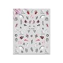XIAOYAOJING 3D Nail Sticker Nails Decals Charm DIY Nail Art Decoration English Letters Wraps Slider Decals Manicure Flower Nail Sticker(JO 1654) Beauty & Personal Care XIAOYAOJING