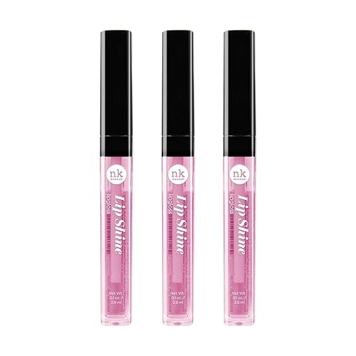 NICKA K NEW YORK Lipshine, Cosmetics, vibrant colors, bright colors, shining lips, lip shine, long lasting (AMZ249)