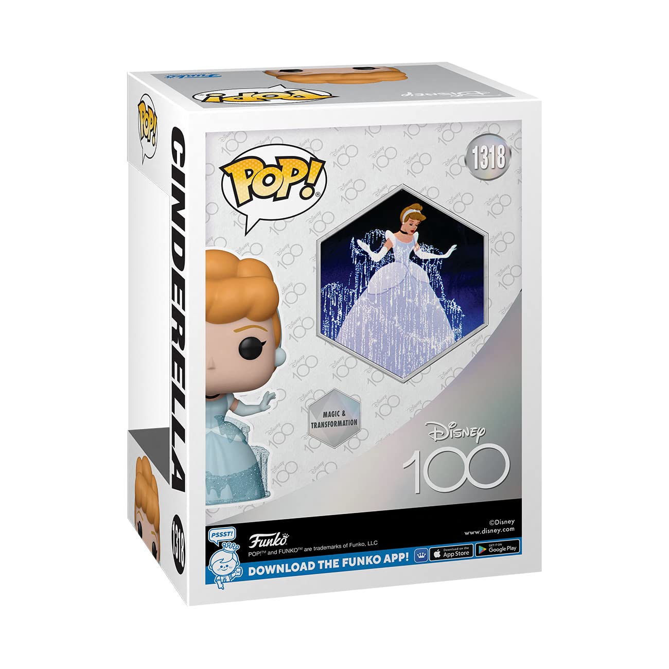 Funko POP! Disney: Disney 100 - Cinderella - Collectable Vinyl Figure - Gift Idea - Official Merchandise - for Kids & Adults - Movies Fans - Model…
