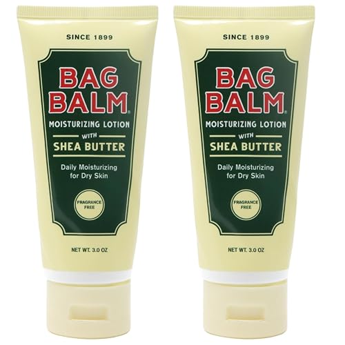 Bag Balm Vermont's Original Hand & Body Dry Skin Lotion with Shea Butter and Jojoba, Daily Hand Lotion for Dry Hands - Fragrance-Free, Non-Greasy Hand