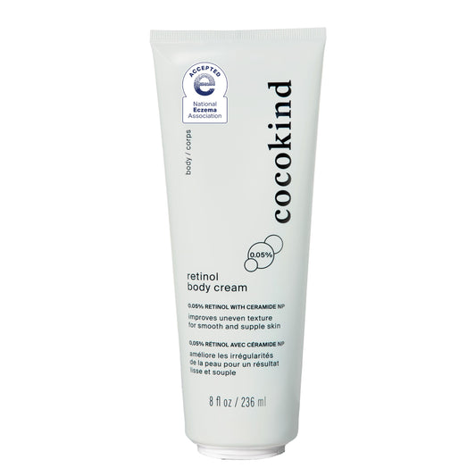 Cocokind Retinol Body Cream, Youthful Body Skin Treatment for all Skin Types, Fragrance Free, Cruelty Free, Vegan, 8 fl oz