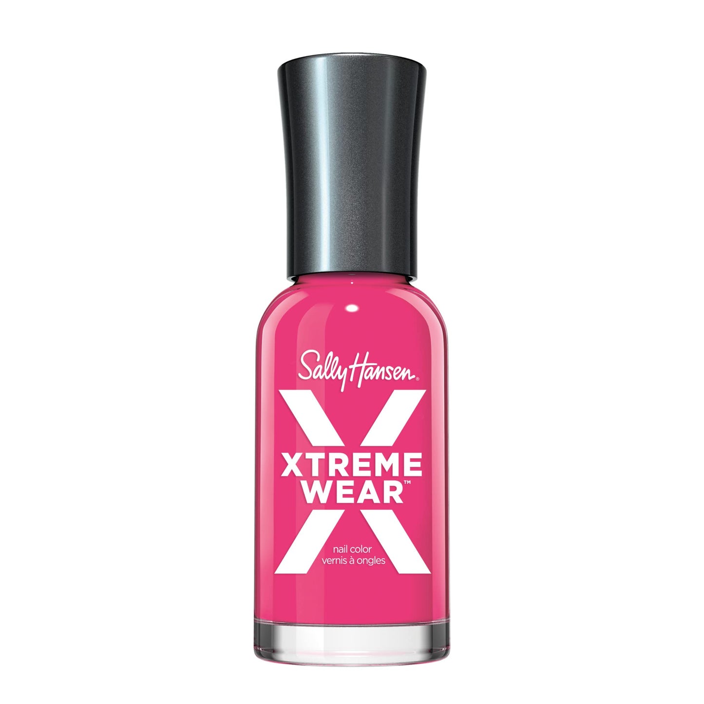 Sally Hansen Xtreme Wear Nail Polish, Streak-Free, Shiny Finish, Long-Lasting Nail Color, Pink Punk, 0.4 fl oz Beauty & Personal Care Sally Hansen