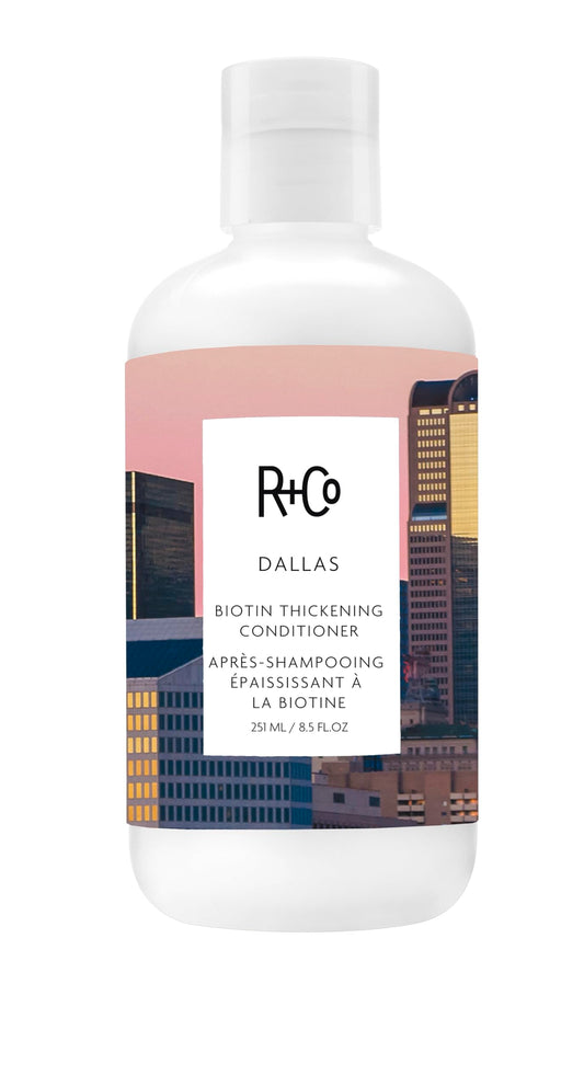 R+Co Dallas Biotin Thickening Conditioner | Weightless Hydration, Strengthens + Enhances Shine | Vegan + Cruelty-Free | 8.5 Oz