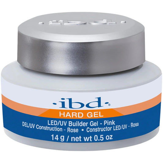 IBD Hard Gel - LED/UV Builder Gel Pink, .5 oz, Made in the USA Beauty & Personal Care IBD