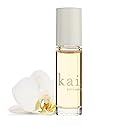 kai perfume oil - a fresh, beautiful, light gardenia scent wrapped in white exotics, 1/8 oz perfume roll-on | long lasting, serene, vegan, clean