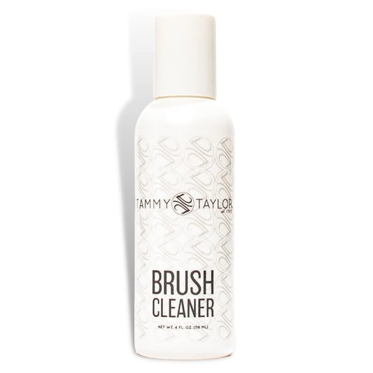 Tammy Taylor Acrylic Nail Brush Cleaner Liquid, Removes Solid Gel Nail Polish, Acrylic Dip Powder, All-in-One Poly Gel Slip Solution + Kolinsky Sable