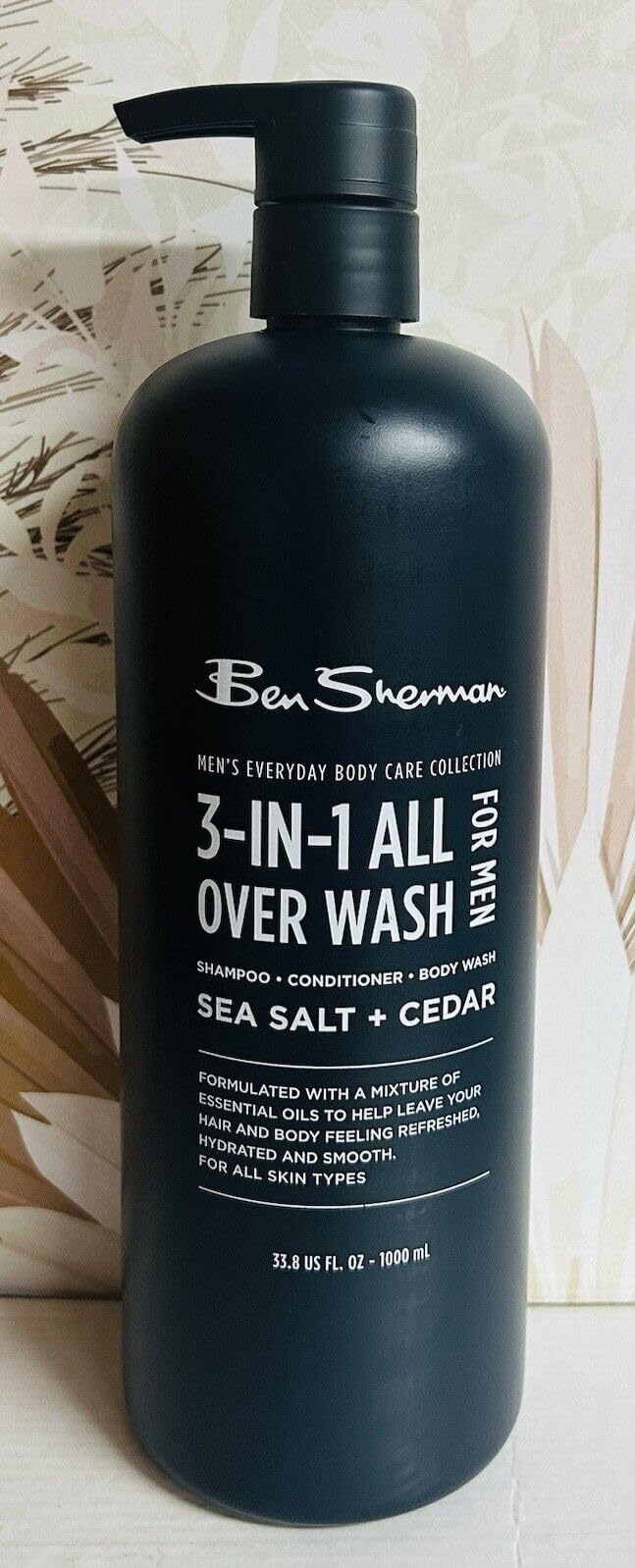 BEN SHERMAN 3-in-1 Sea Salt And Cedar All Over Wash 33.8oz includes 2oz travel size body butter Beauty & Personal Care Ben Sherman