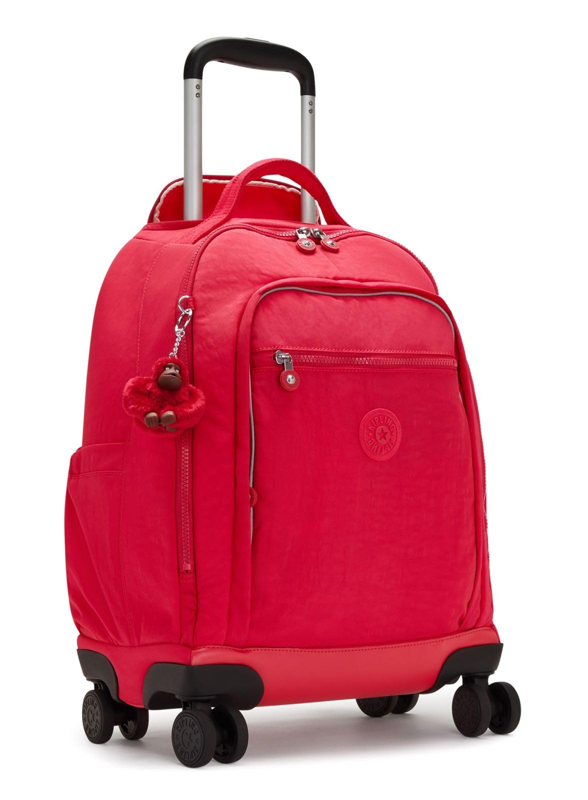 Kipling New ZEA, Kids Large 4 Wheeled Ergonomic Backpack, 50 cm, 26 L, 2.35 kg, True Pink, One Size, NEW ZEA