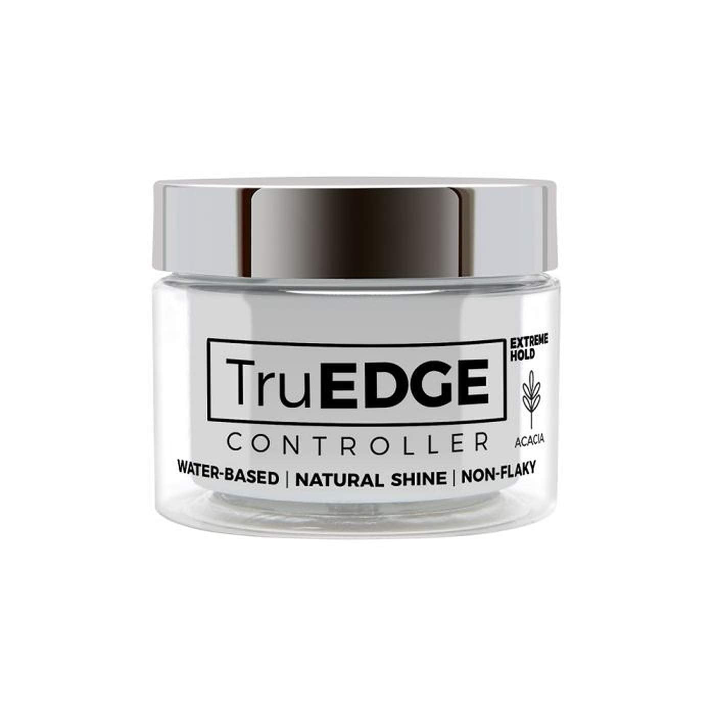 Tyche TruEDGE Controller Extreme Hold Water-Based Pomade - Ntaural Shine & Non-Flaky Scented Edge Control - Perfect for Hair-Braiding (Acacia)