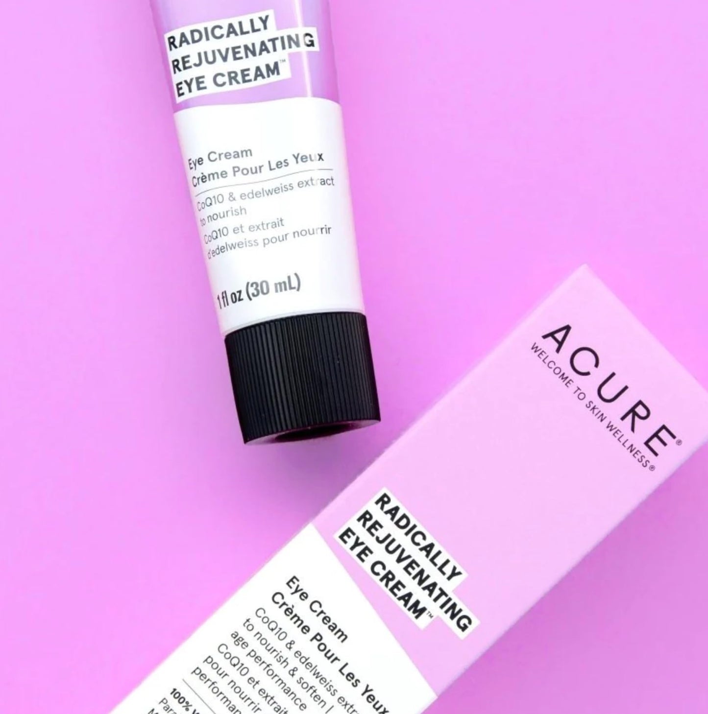 Acure Radically Rejuvenating Eye Cream - Under Eye Cream for Dark Circles & Wrinkles, Firming & Hydrating Treatment to Brighten, Anti Aging