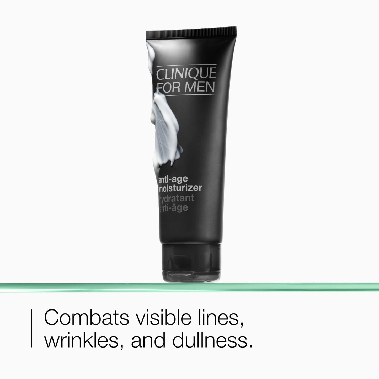 Clinique For Men Daily Anti-Age Face Moisturizer With Hyaluronic Acid, Vitamin E + Glycerin | Combats Lines, Wrinkles + Dullness | Hydrating +