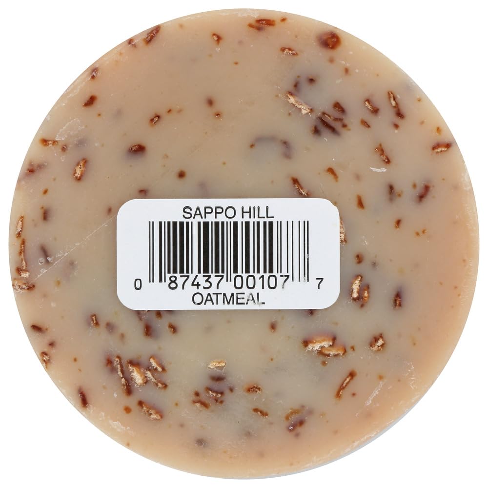 Sappo Hill Soapworks Oatmeal Glycerine Soap, 3.5 Ounce by Sappo Hill